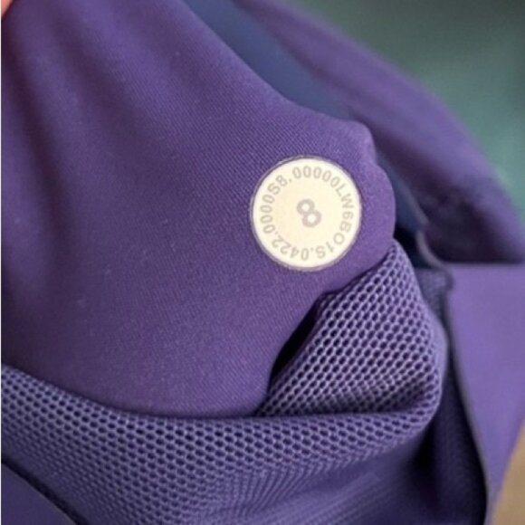 Lululemon Base Pace High-Rise Crop 23" Size 8 Psychic Blue - Picture 11 of 11